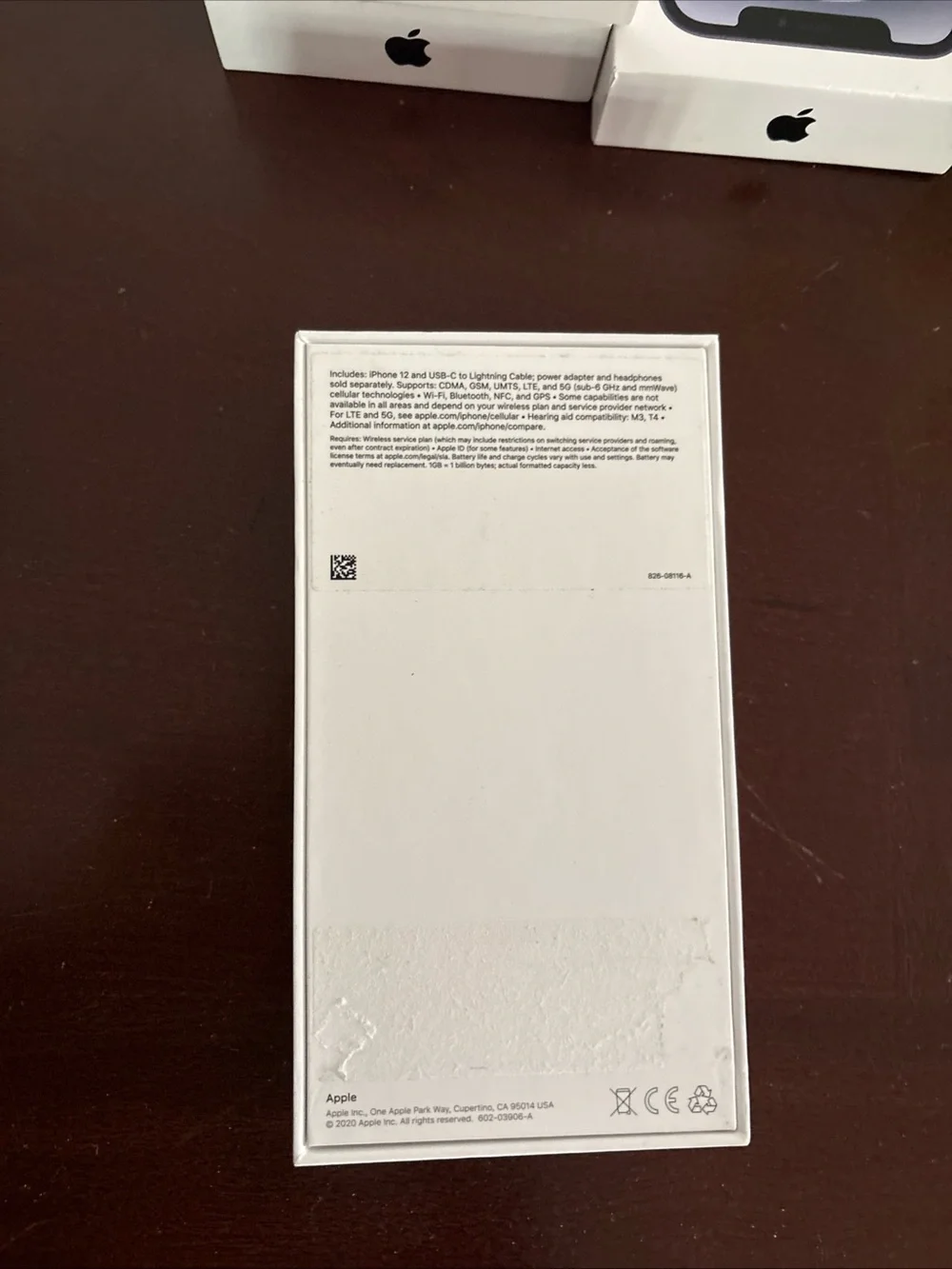 Apple iPhone 12 - empty Blue Front box. Box only